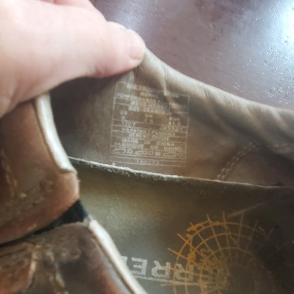 Merrell Jungle Moc Brown Leather Slipon Sz 8 Shoes - Picture 7 of 9